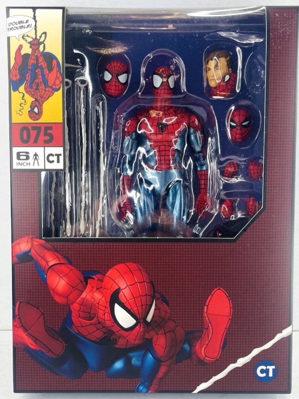 Spider-Man Comic Version Spiderman 6" Action Figure CT Toys #075 New In Box